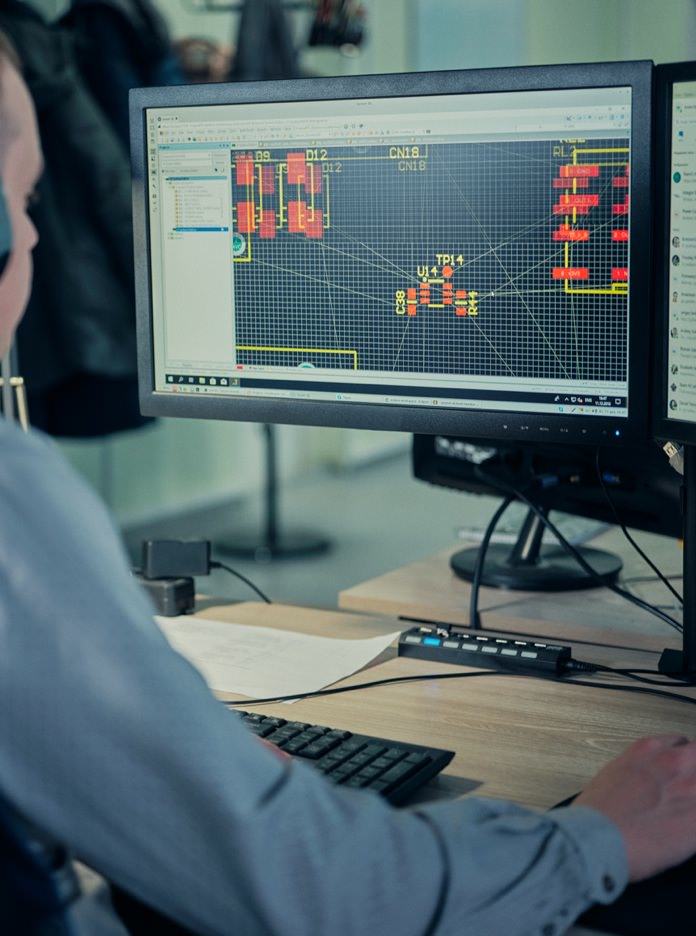 We provide custom electronic design services that cover the entire product development process, from schematic to prototype.