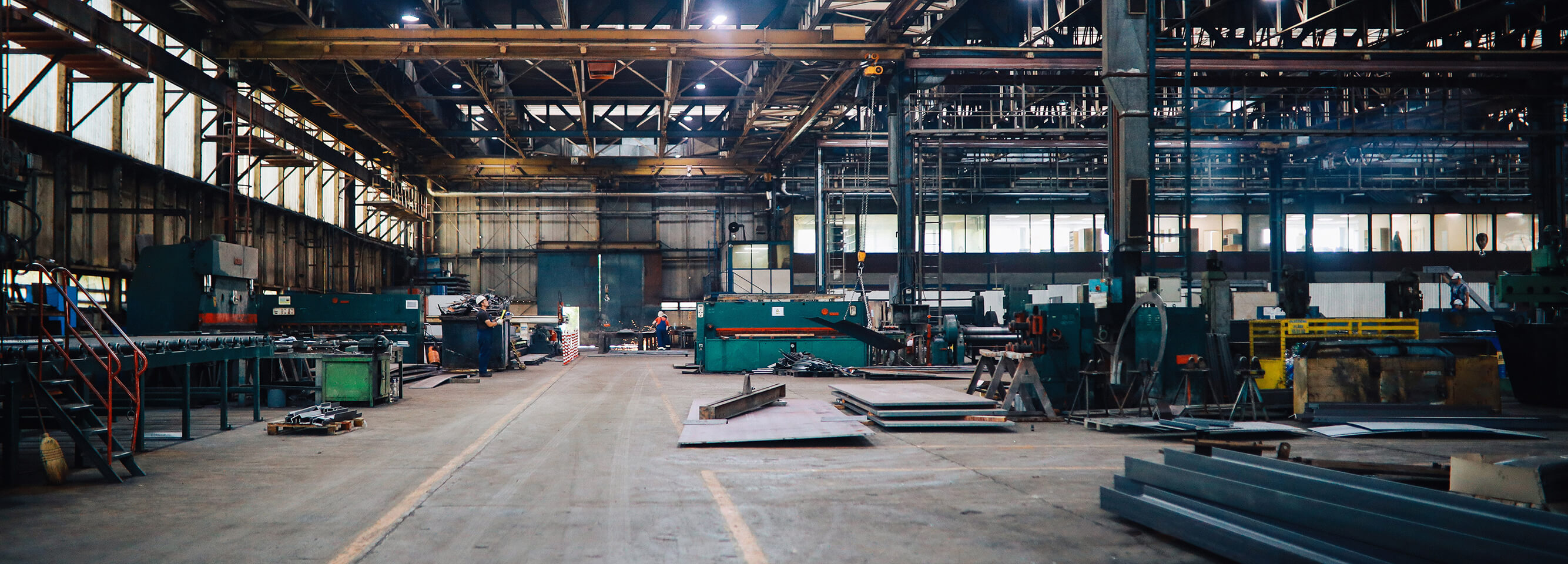 Shop floor at a factory.