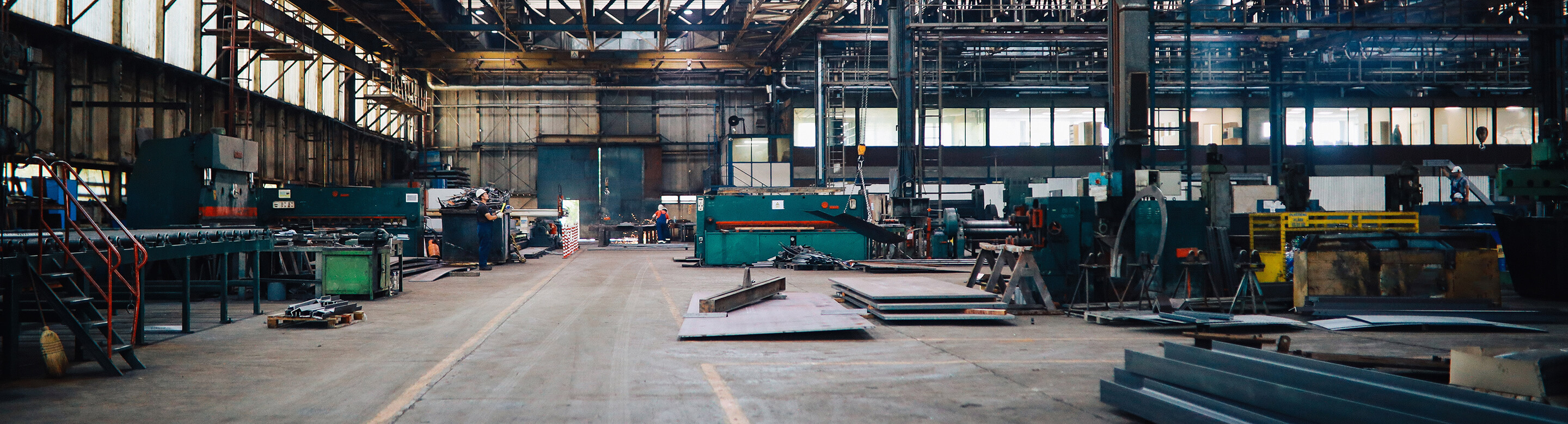 Shop floor at a factory.